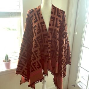 Beautiful Thick Wool Women’s Shawl Poncho Cover